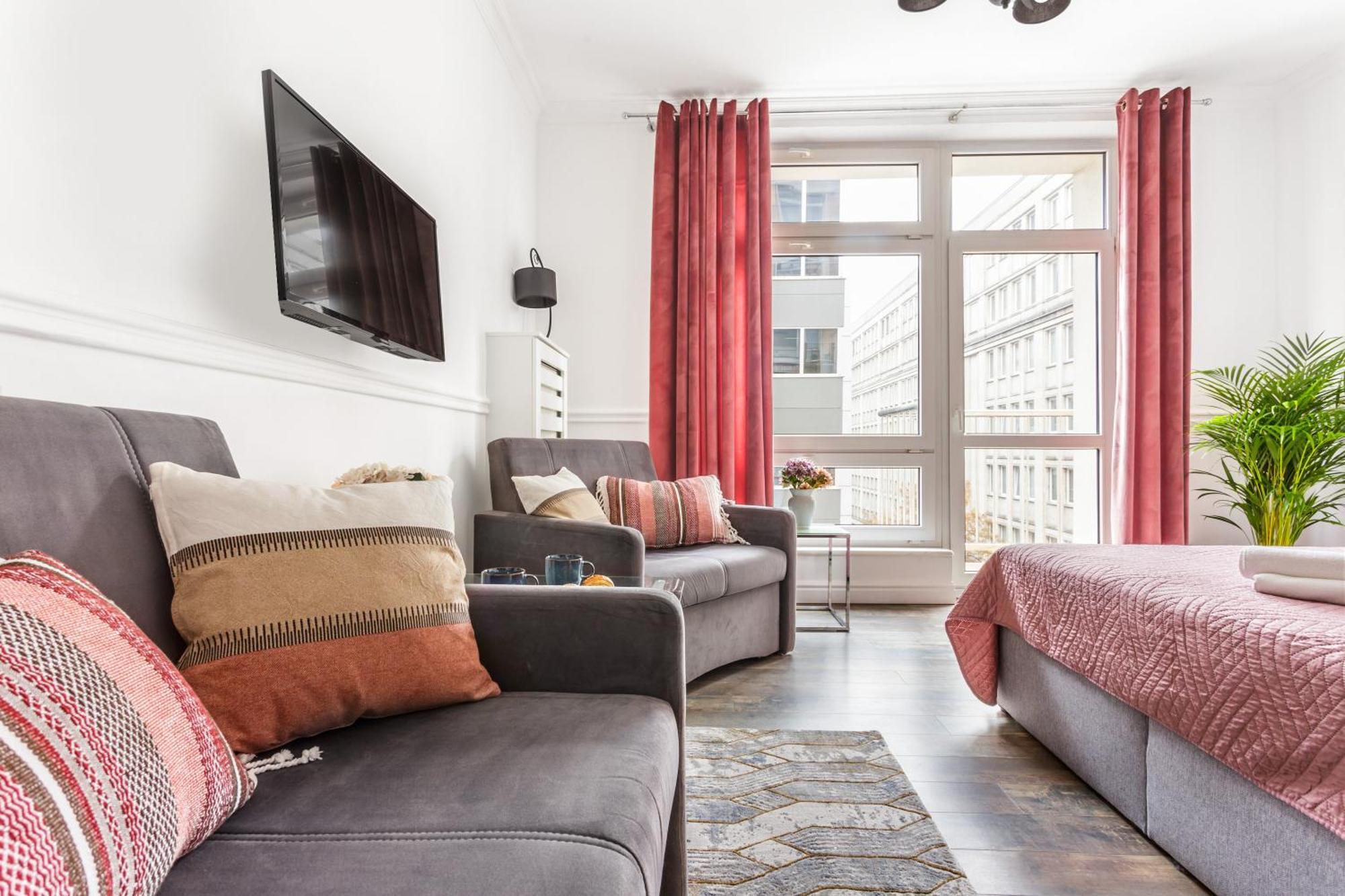 Charming Apartment In The City Center Varşova Dış mekan fotoğraf