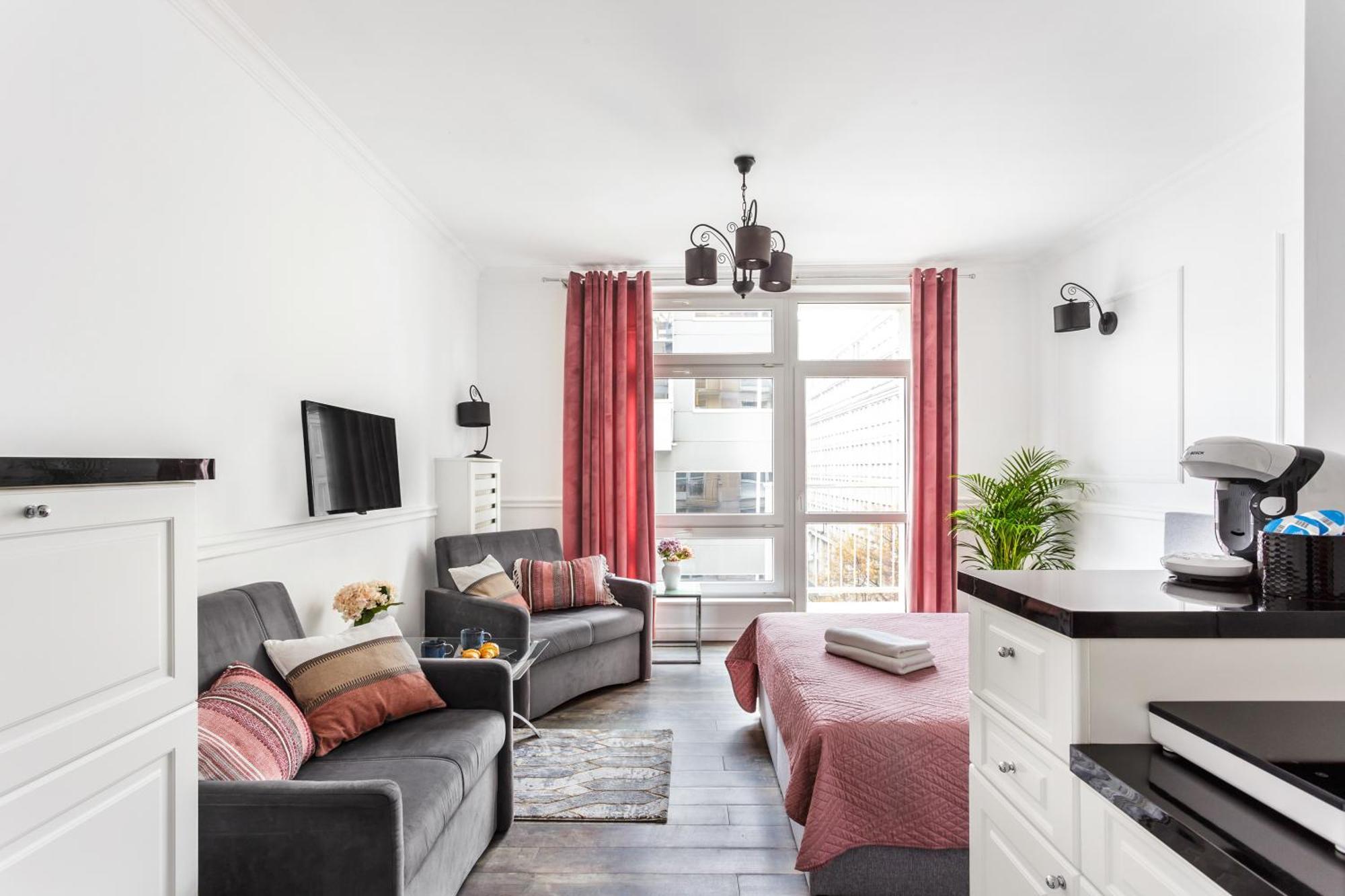 Charming Apartment In The City Center Varşova Dış mekan fotoğraf