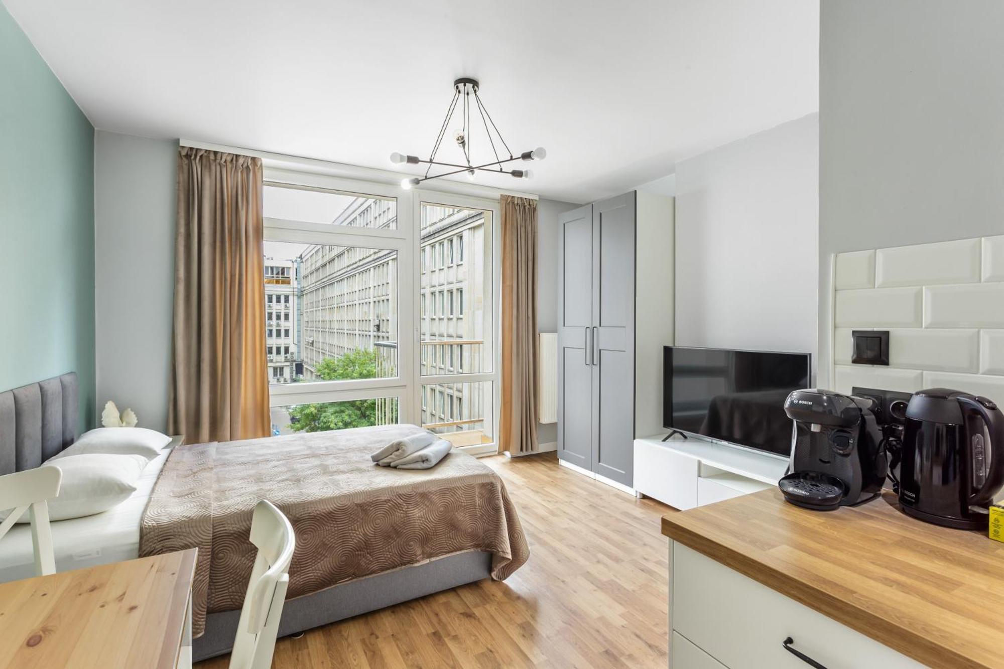 Charming Apartment In The City Center Varşova Dış mekan fotoğraf