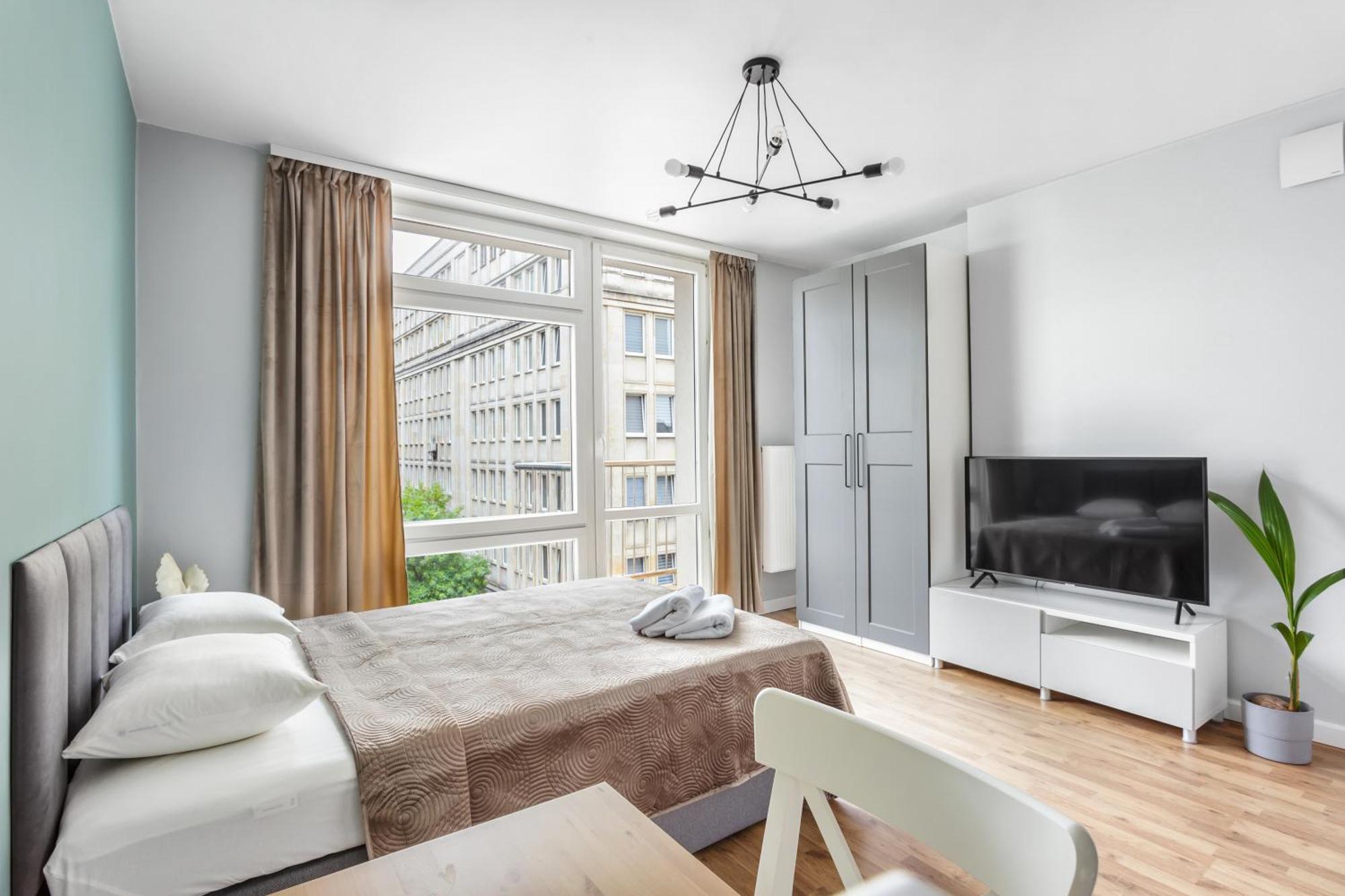 Charming Apartment In The City Center Varşova Dış mekan fotoğraf