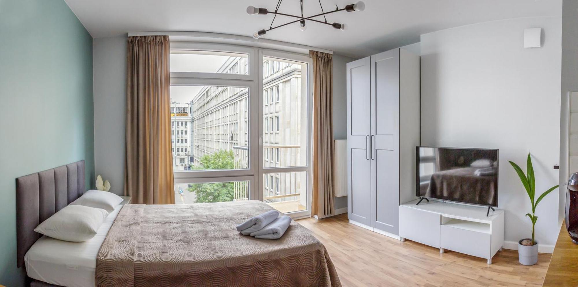 Charming Apartment In The City Center Varşova Dış mekan fotoğraf